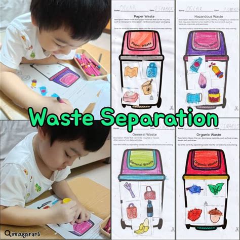 learn  waste separation educational sorting recycling