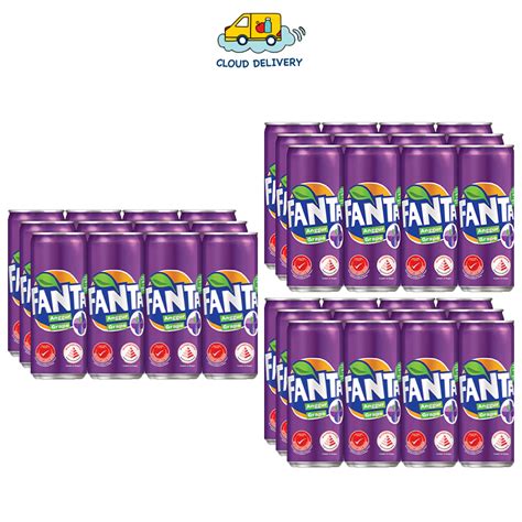 Fanta Grape Can Drink 12 X 320ml 24 X 320ml Shopee Singapore