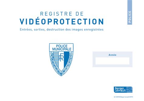 Registre De Vid Oprotection Administration Et Gestion D Un Service De