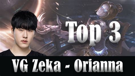 VG Zeka Orianna Mid Top Plays Vici Gaming Vs LGD LPL 2020 Summer