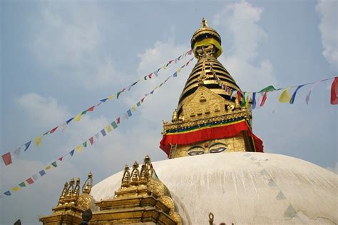 Buddhist Temple In Nepal