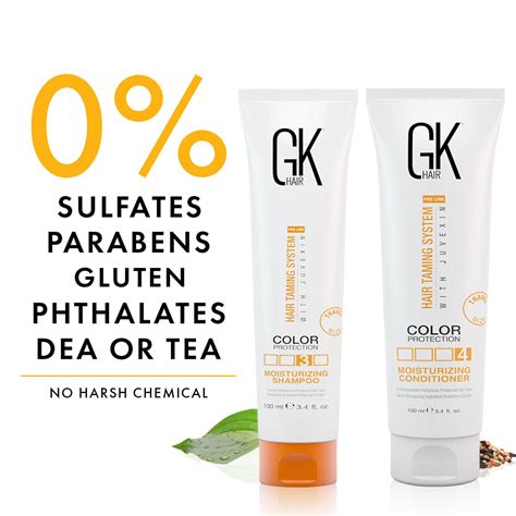 Buy Gk Hair Global Keratin Moisturizing Shampoo And Conditioner 100ml Set Online Gk Hair® India