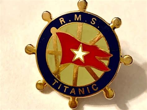 Titanic Ship Wheel Pin Ths Museum Store