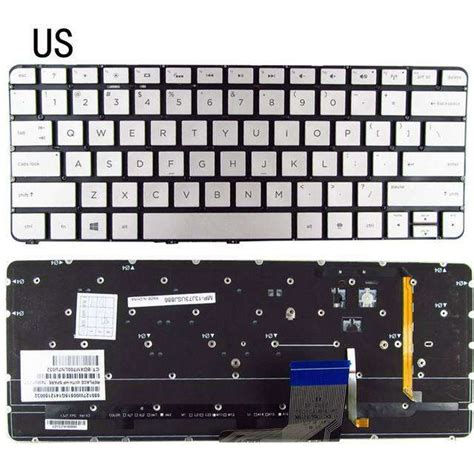 Replacement Keyboard For Hp Elitebook 850 G5 Keyboard With Silver Frame With Backlit With Point