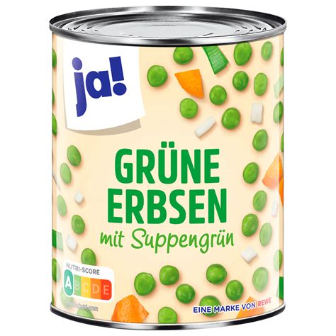 Ja Gr Ne Erbsen Mit Suppengr N G Bei Rewe Online Bestellen