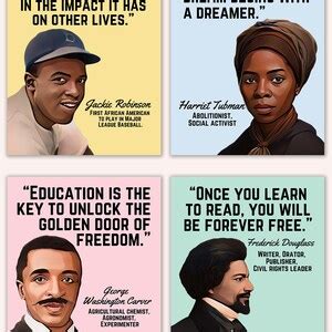 African American Heroes, Black History Month Printable Posters, Elementary Classroom Decor ...