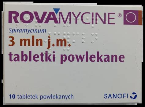 Rovamycine Tabletki Powlekane Mln J M