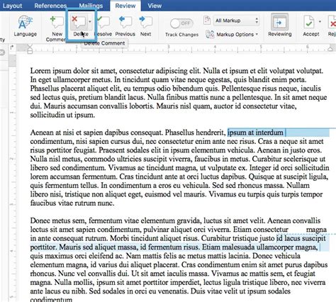 Cómo eliminar comentarios en Word