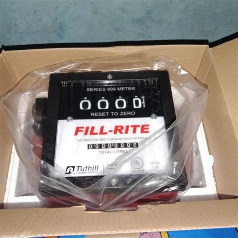 Jual Flow Meter Analog Fill Rite Alat Ukur Solar Bbm Inch Series