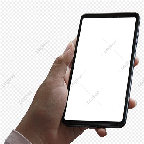 Smartphone Na Mão PNG Isolado Em Fundo Transparente Telefone