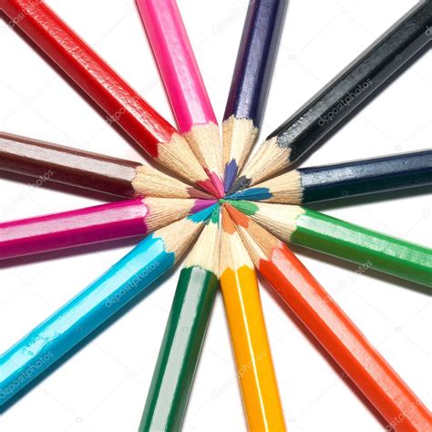 Círculo de lápices de colores 2024 