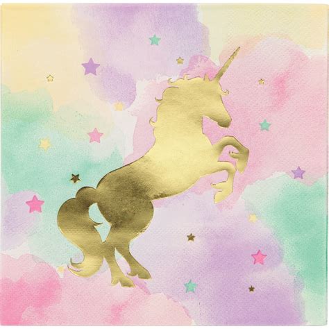 Unicorn Sparkle Lunch Napkin 16