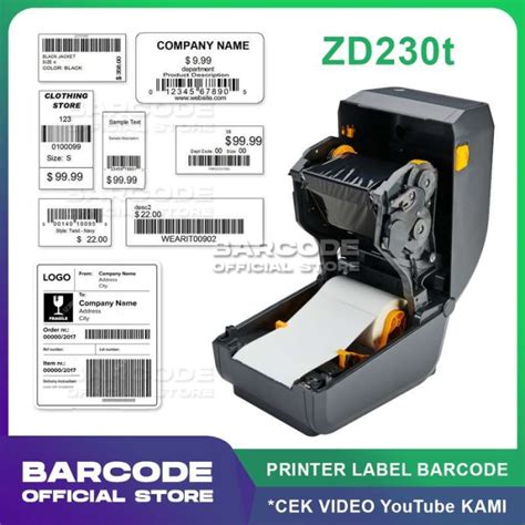 Jual Printer Barcode Cetak Label Alamat Pengiriman Marketplace Zebra