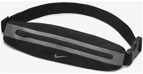 Nike Slim Running Fanny Pack In Blacksilver Black For Men Lyst