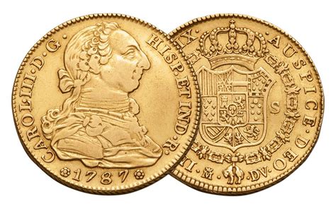 1772 1820 Spain Gold 4 Escudos Coin Vf Us Colonial Era