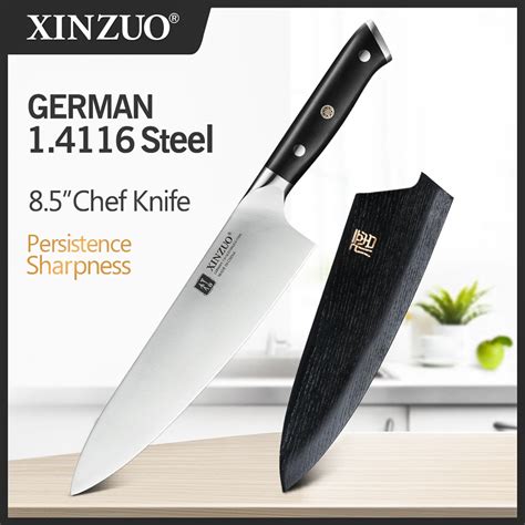 Xinzuo 8 5 Inch Chef Knife High Carbon Din 1 4116 Slicing Stainless