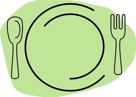 Cutlery Food Plate · Free vector graphic on Pixabay