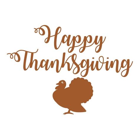 Happy Thanksgiving SVG, Turkey SVG, Thanksgiving Sign SVG, D - Inspire Uplift