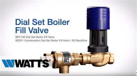 Watts Dial Set Boiler Fill Valve Youtube