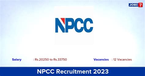 Npcc Recruitment 2023 Apply Offline For 12 Je Site Engineer Vacancies