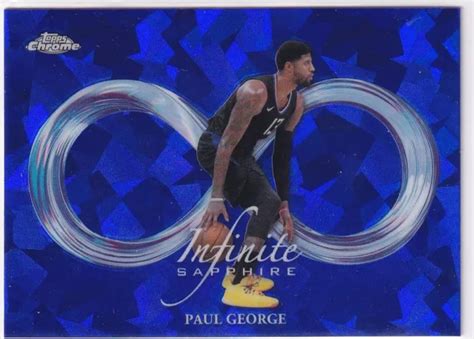 Topps Cromo Baloncesto Nba N I Paul George Infinite Sapphire