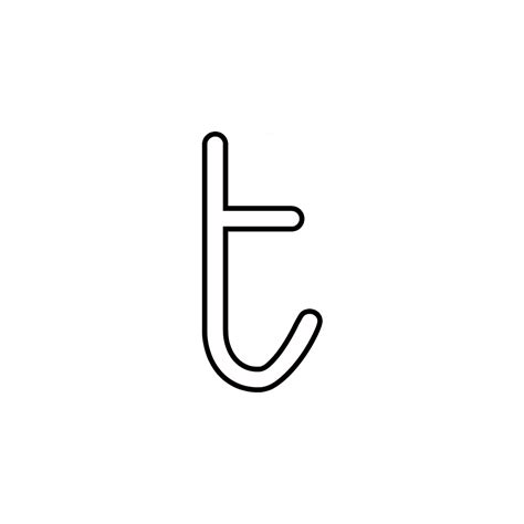 Cursive Lowercase T