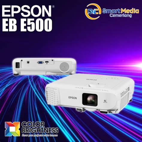 Jual Epson Projector Eb E500 Xga 3lcd 3300 Lumens Shopee Indonesia