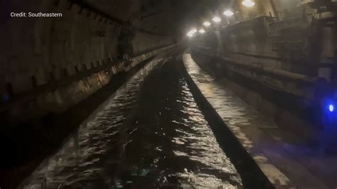 Southeastern services disrupted amid flooding in tunnel