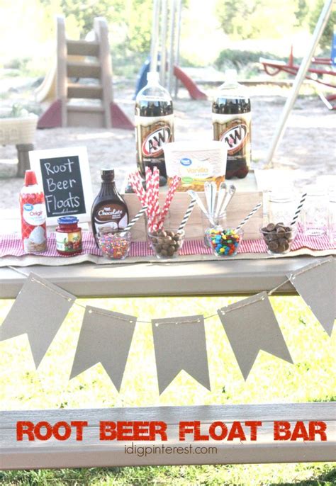 Root Beer Float Bar Root Beer Floats Party Root Beer Float Bar Root