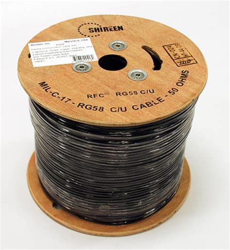 RG58C/U 1000ft Spool | Cable | RG58