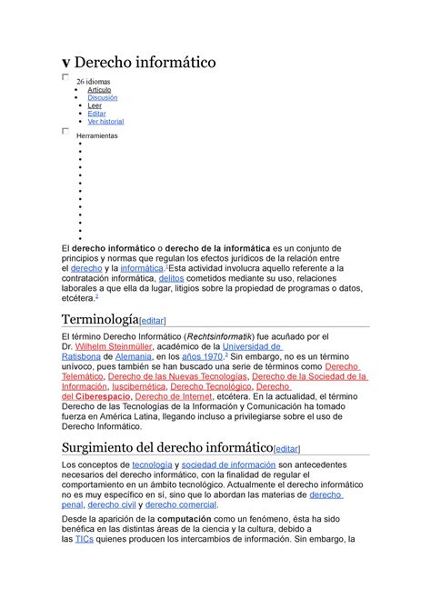 Derecho Inform Tico Esta Actividad Involucra Aquello Referente A La