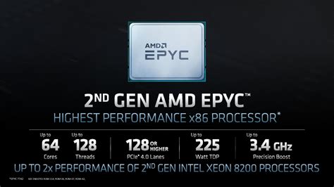 AMD Announces EPYC 7H12 Processor, 64C/128T 280W TDP and New Server ...