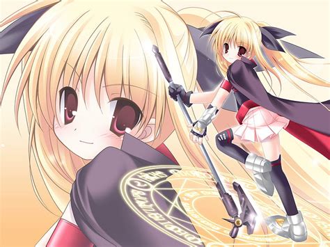 Fate Testarossa Fate Nanoha Mahou Shoujo Lyrical Nanoha Hd