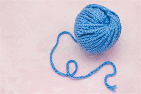 Ball of Woolen Thread for Knitting Stock Photo - Image of ball, textile ...