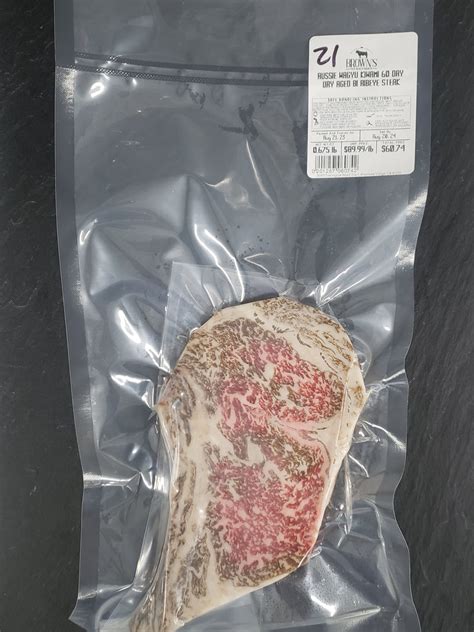 Kiwami 60 Day Dry Aged Bi Ribeye Steak 21 Browns Top Shelf Meats