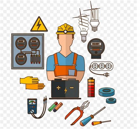 Electrician Electricity Electrical Engineering Clip Art Png 925x872px