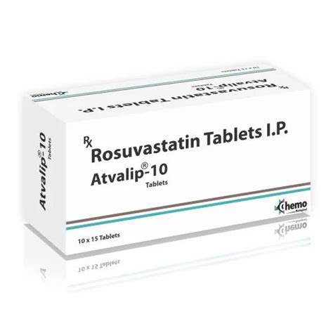 Rosuvastatin Aspirin Clopidogrel Capsules 10 Mg At Rs 1240box In New