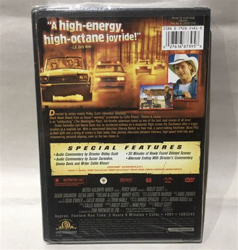 Thelma And Louise Widescreen Dvd 2004 Geena Davis Susan Sarandon New