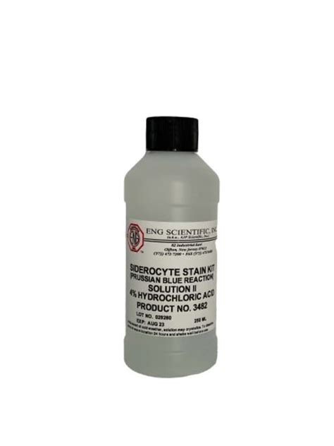 ENG Scientific Siderocyte Stain Kit Siderocyte Stain Kit; Includes ...