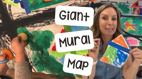 Giant Mural Map - Pocket of Preschool