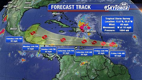 Tropical Storm Harvey Forms Heads Toward Eastern Caribbean Fox 13 Tampa Bay