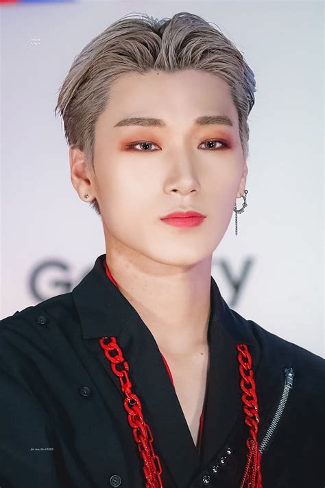 Ateezs San Is Going Viral For His Ridiculously Handsome Bare Faced