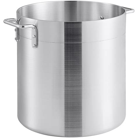 Choice Qt Standard Weight Aluminum Stock Pot