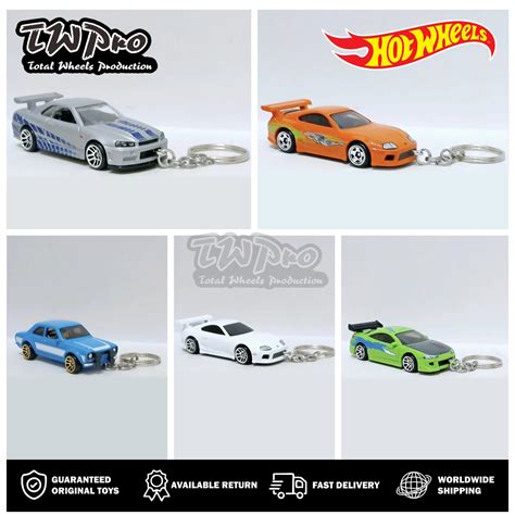 Jual GANTUNGAN KUNCI HOT WHEELS 2025 FAST FURIOUS NISSAN SKYLINE GT R R34 MITSUBISHI ECLIPSE