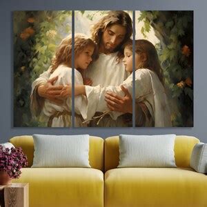 Jesus Christ Canvas Print Religious Art God S Son Extra Large Canvas