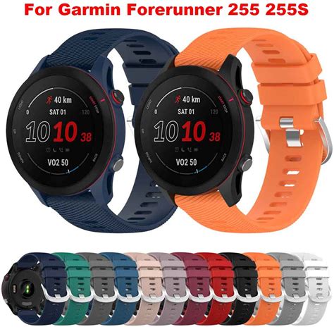 Pulseira De Reposi O De Silicone De Mm Para Garmin Forerunner