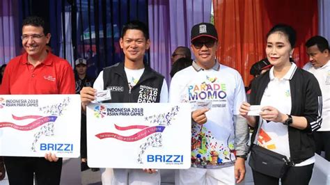 Sponsori Asian Paragames Bank Bri Meriahkan Parade Momo News