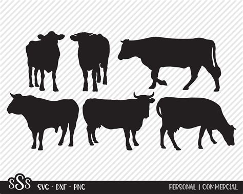 Cattle Herd Silhouette