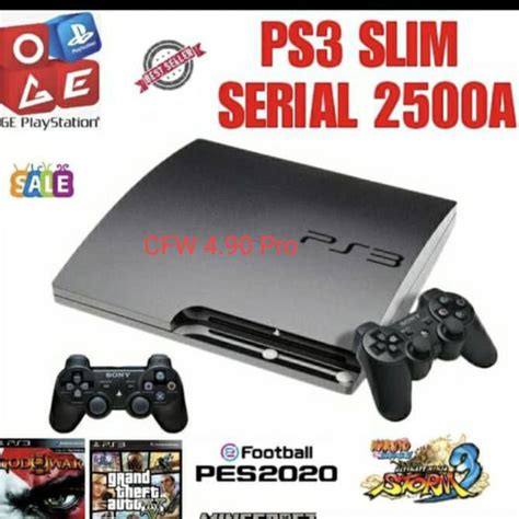 Jual Ps Slim Seri Xx Gb Gb Gb Gb Versi Terbaru Full Set