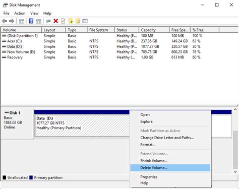 Jak Usun Wolumin Lub Partycj Dysku W Systemie Windows